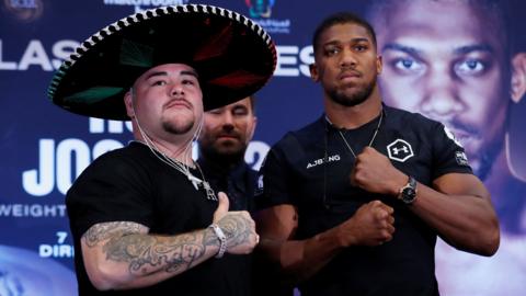 Andy Ruiz and Anthony Joshua