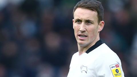 Craig Forsyth in action for Derby County