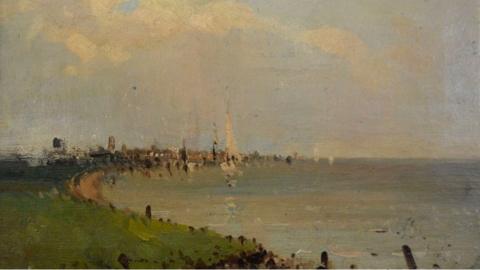 Sails on the Humber painting