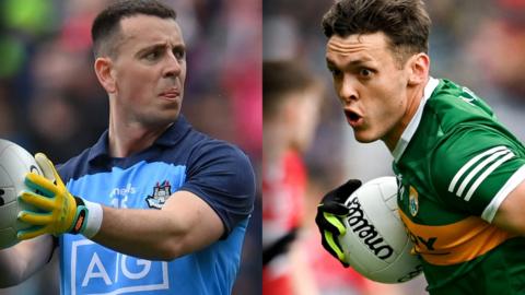 Dublin forward Cormac Costello and Kerry star David Clifford