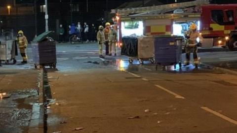 Police at scene of incident in north Belfast