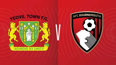 Yeovil Town v Bournemouth badge graphic