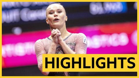 Angelina Melnikova reacts