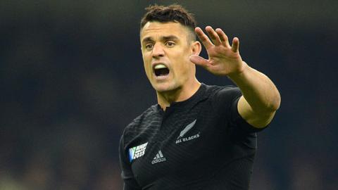 New Zealand fly-half great Dan Carter