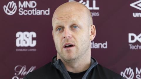 Hearts interim manager Steven Naismith