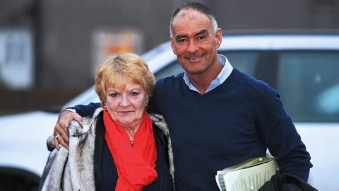 Alice Sheridan with son Tommy Sheridan