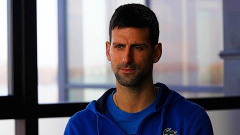 Tennis star Novak Djokovic