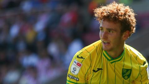 Norwich City striker Josh Sargent