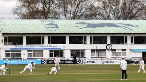 Leicestershire in action at Grace Road