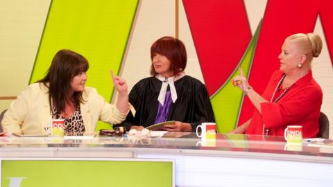 Coleen Nolan, Janet Street-Porter and Kim Woodburn on Loose Women