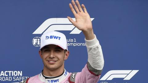 Esteban Ocon has 45 points in this season's standings