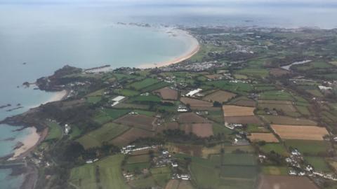 Aerial view of Jersey