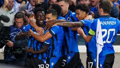 Club Bruges celebrate