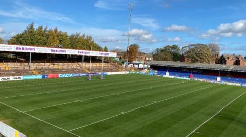 North and East Stand at Wakefield's Belle Vue