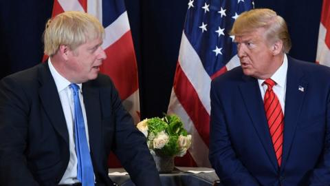 Boris Johnson and Donald Trump