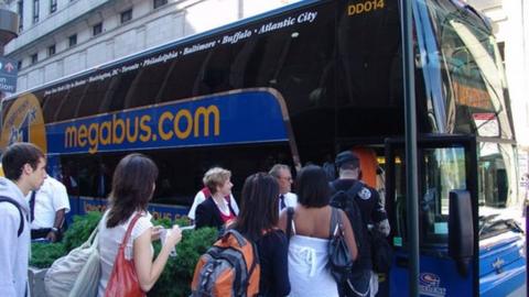 megabus.com coach in North America