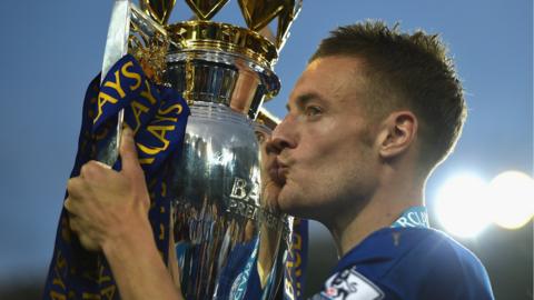 Leicester City striker Jamie Vardy