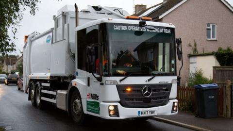 Image of Hills recycling vehicle