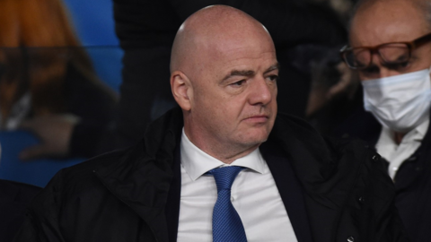 Fifa president Gianni Infantino