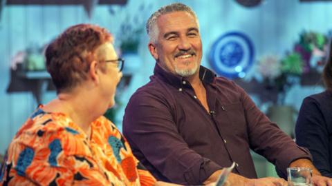 Paul Hollywood with Jo Brand