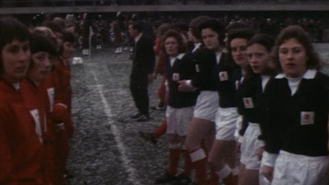 England and Scotland women 1972