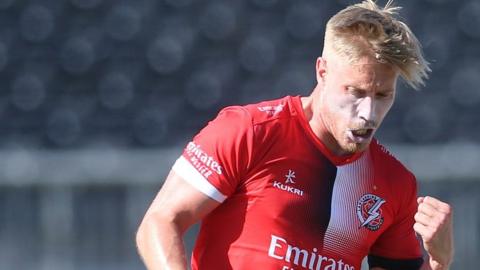 Lancashire's Luke Wood took 4-20 against Yorkshire.