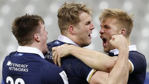 Scotland celebrate