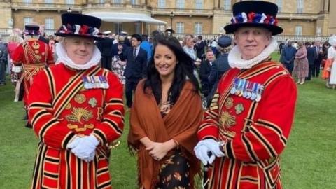 Kerri Parker at Buckingham Palace