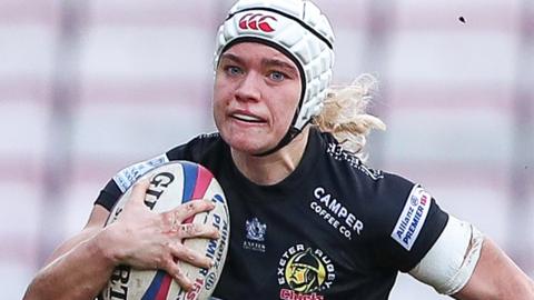 Jodie Ounsley playing for Exeter Chiefs