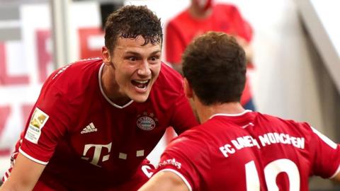 Bayern Munich celebrate their winner