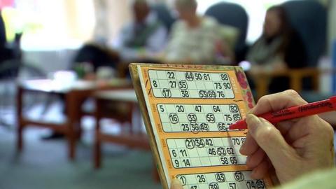 Bingo being played in Redditch