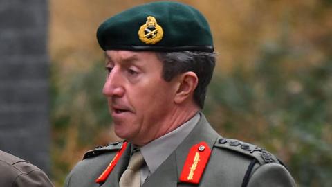 Gen Gwyn Jenkins, pictured outside Downing Street