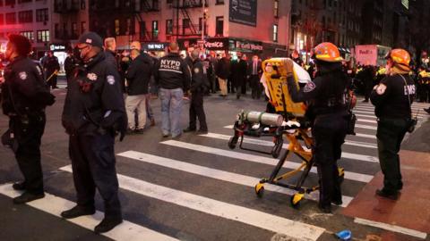 A number of pedestrians were hit by the car in the incident on Third Avenue in Manhattan, New York City