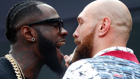 Deontay Wilder and Tyson Fury