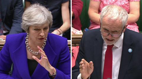 Theresa May and Jeremy Corbyn