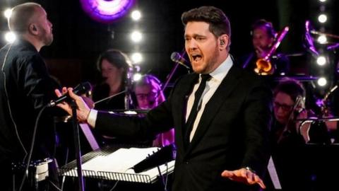 Michael Buble in concert at the Piano Room, ˿