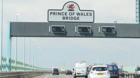 Prince of Wales Bridge sign