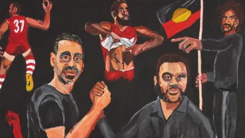 Archibald Prize 2020 winner Vincent Namatjira Stand strong for who you are