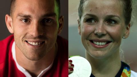 George North and Becky James