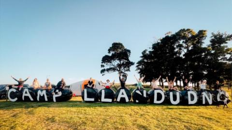 Camp Llandudno sign