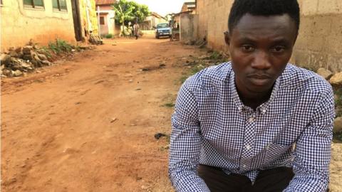 Martin Kyere has walked hundreds of kilometres around Ghana to attempt to track down victims’ families
