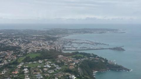 Aerial view of St Peter Port