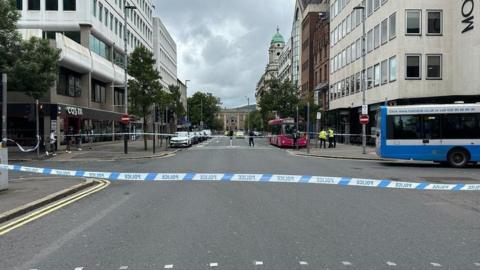 Cordon in Belfast