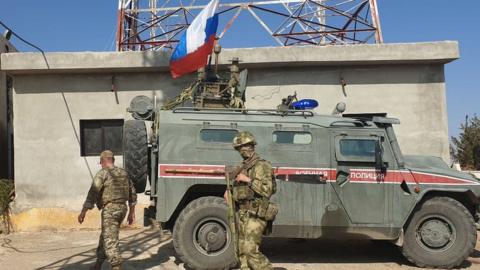 Russian forces in N Syria