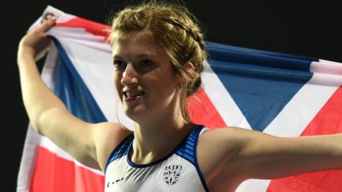 Britain's Sophie Hahn at the World Para-Athletics Championships