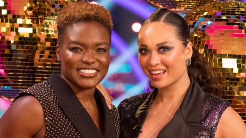 Nicola Adams and Katya Jones