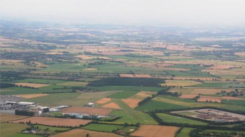 Aerial photo of Full Sutton Airfield