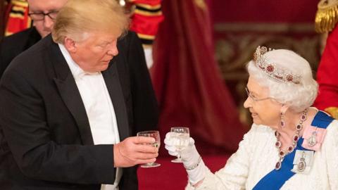 Donald Trump and the Queen