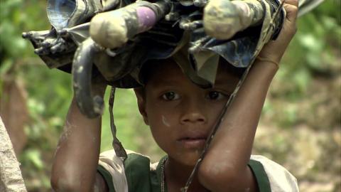 A Rohingya boy.