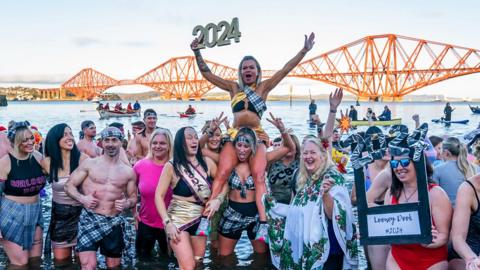 Loony Dook at South Queensferry